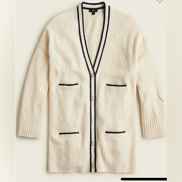 J. Crew Sweaters J Crew Longpocket Textured Cardigan Sweater Size Xss Poshmark